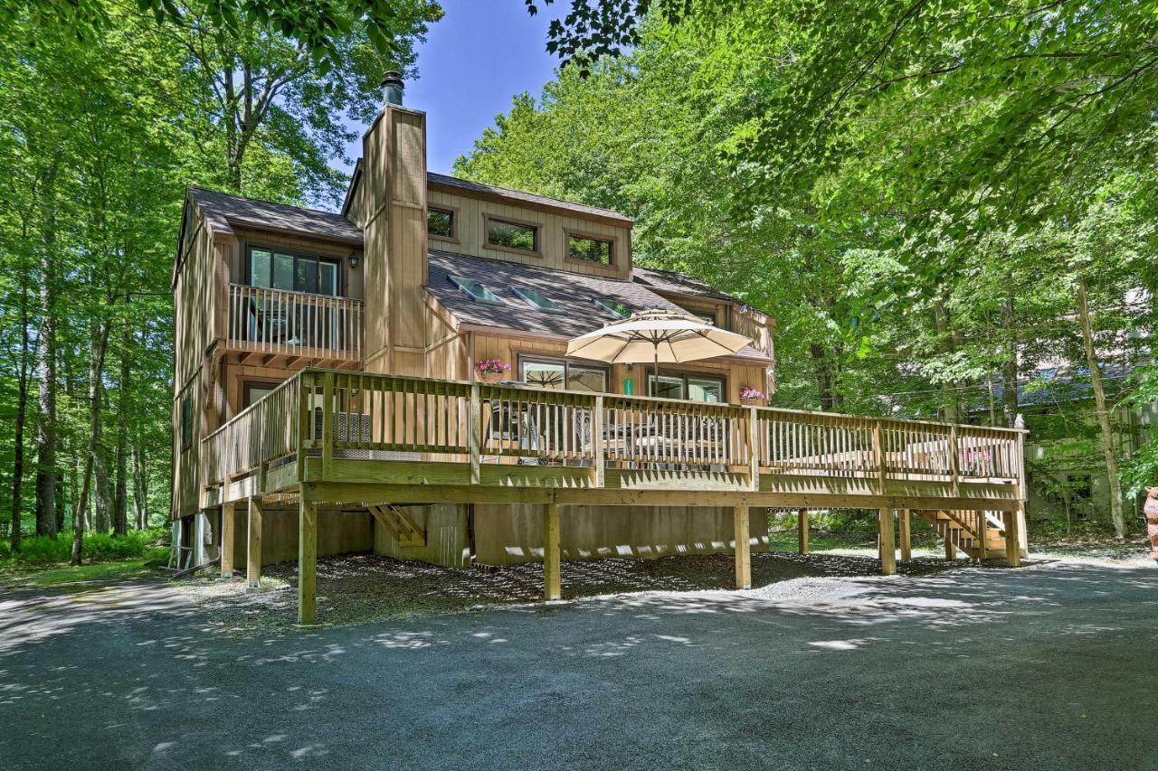 Bear Den Rustic Pocono Lake Home With Game Room! Extérieur photo